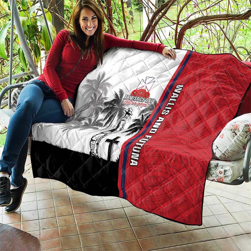 Wallis and Futuna Armistice Day Quilt Lest We Forget Flag Style LT05 - Polynesian Pride
