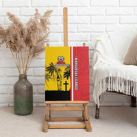 Marquesas Islands Armistice Day Canvas Wall Art Lest We Forget Flag Style