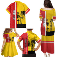 Marquesas Islands Armistice Day Family Matching Puletasi and Hawaiian Shirt Lest We Forget Flag Style LT05 - Polynesian Pride