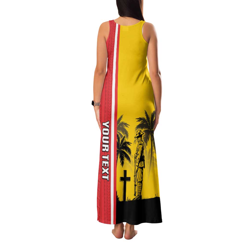 Marquesas Islands Armistice Day Family Matching Tank Maxi Dress and Hawaiian Shirt Lest We Forget Flag Style LT05 - Polynesian Pride
