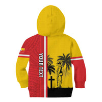 Marquesas Islands Armistice Day Kid Hoodie Lest We Forget Flag Style LT05 - Polynesian Pride