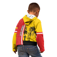 Marquesas Islands Armistice Day Kid Hoodie Lest We Forget Flag Style LT05 - Polynesian Pride