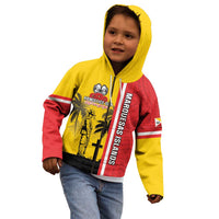 Marquesas Islands Armistice Day Kid Hoodie Lest We Forget Flag Style LT05 - Polynesian Pride