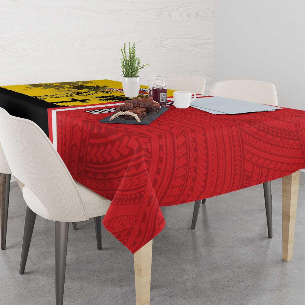 Marquesas Islands Armistice Day Tablecloth Lest We Forget Flag Style