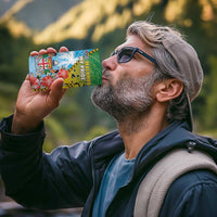 Personalised Malampa Fiji Day 4 in 1 Can Cooler Tumbler Tribal Pattern With Tropical Flowers LT05 - Polynesian Pride