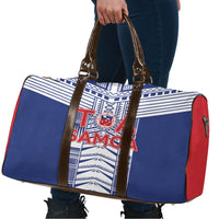 Rugby Toa Samoa Travel Bag Samoan Tatau Blue Version LT05 - Polynesian Pride