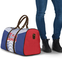 Rugby Toa Samoa Travel Bag Samoan Tatau Blue Version LT05 - Polynesian Pride