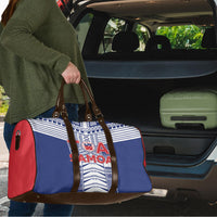 Rugby Toa Samoa Travel Bag Samoan Tatau Blue Version LT05 - Polynesian Pride