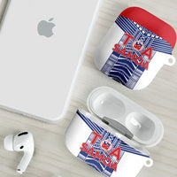 Rugby Toa Samoa AirPods Case Samoan Tatau White Version LT05 - Polynesian Pride
