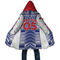 Custom Rugby Toa Samoa Cloak Samoan Tatau White Version LT05 Unisex White - Polynesian Pride