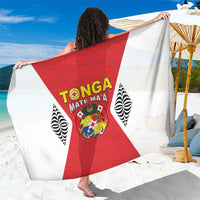 2026 Tonga Rugby XIII Sarong Sporty Style LT05 One Size 44 x 66 inches Red - Polynesian Pride