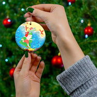 Christmas In Hawaii Ceramic Ornament Tis The Sea Sun