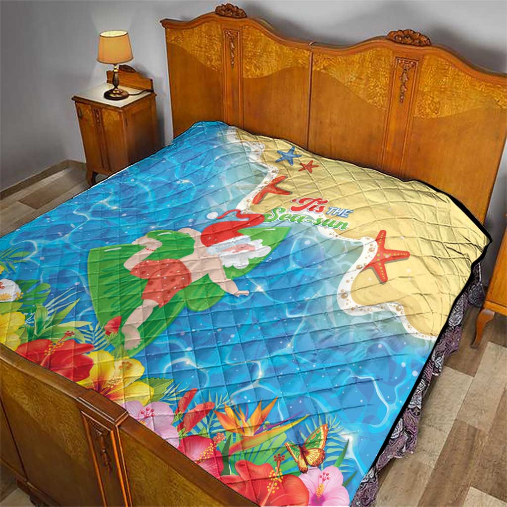 Christmas In Hawaii Quilt Tis The Sea Sun LT05 - Polynesian Pride