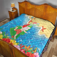 Christmas In Hawaii Quilt Tis The Sea Sun LT05 - Polynesian Pride