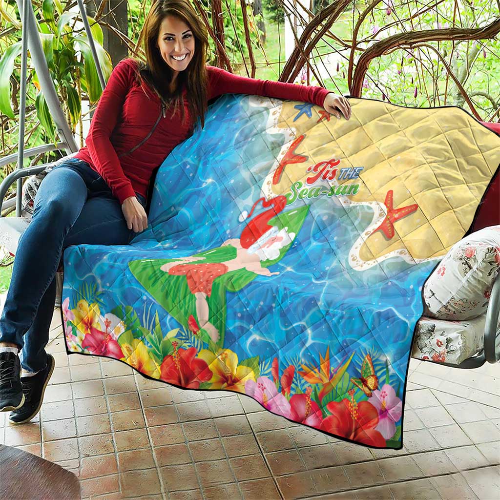 Christmas In Hawaii Quilt Tis The Sea Sun LT05 - Polynesian Pride