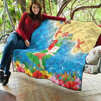Christmas In Hawaii Quilt Tis The Sea Sun LT05 - Polynesian Pride
