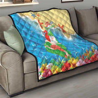 Christmas In Hawaii Quilt Tis The Sea Sun LT05 - Polynesian Pride