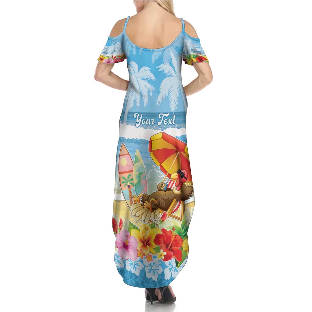 Personalised Hawaii Funny Thanksgiving Family Matching Summer Maxi Dress and Hawaiian Shirt Thankful From The Beach LT05 - Polynesian Pride