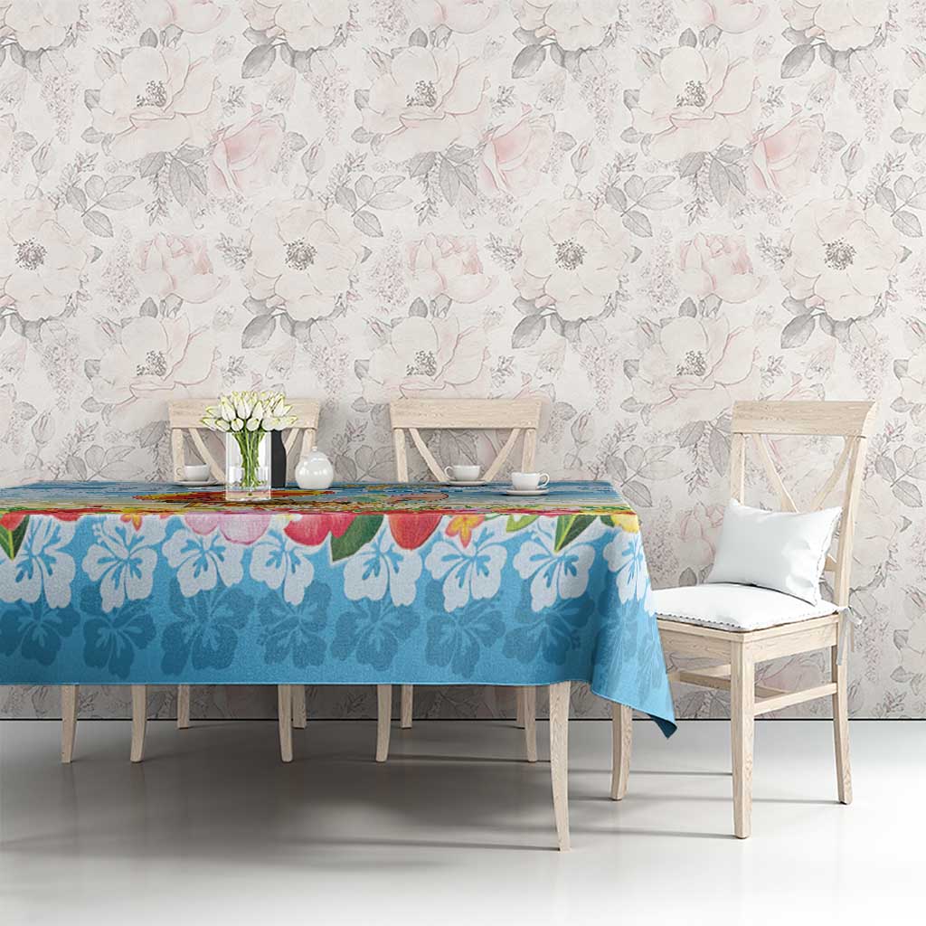 Hawaii Funny Thanksgiving Tablecloth Thankful From The Beach