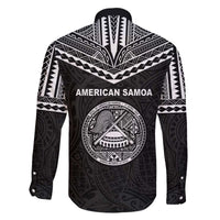 American Samoa MLK Day Family Matching Off The Shoulder Long Sleeve Dress and Hawaiian Shirt Polynesian Style LT05 - Polynesian Pride
