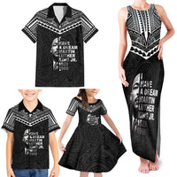 American Samoa MLK Day Family Matching Tank Maxi Dress and Hawaiian Shirt Polynesian Style LT05 - Polynesian Pride