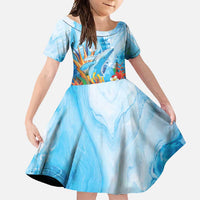 Polynesia Humpback Whale Family Matching Tank Maxi Dress and Hawaiian Shirt Ocean Style