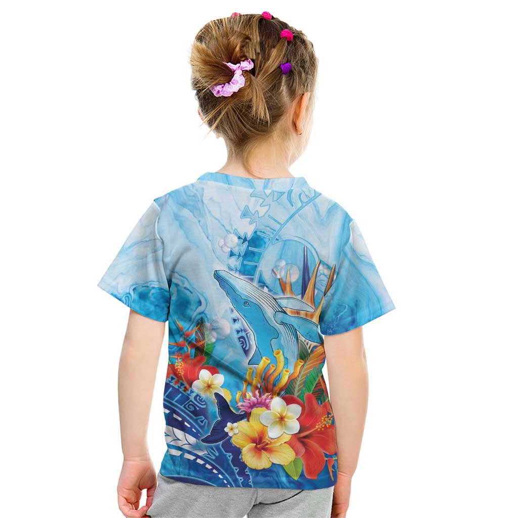 Polynesia Humpback Whale Kid T Shirt Ocean Style LT05 - Polynesian Pride