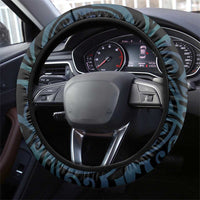 New Zealand Tui Bird Steering Wheel Cover Maori Koru With Kowhai Flowers LT05 - Polynesian Pride
