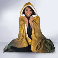 New Zealand Kiwi Bird Hooded Blanket Silver Fern Mix Maori Pattern LT05 - Polynesian Pride