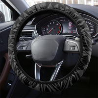 Tahiti Heiva Festival Steering Wheel Cover Floral Pattern With Coat Of Arms LT05 - Polynesian Pride