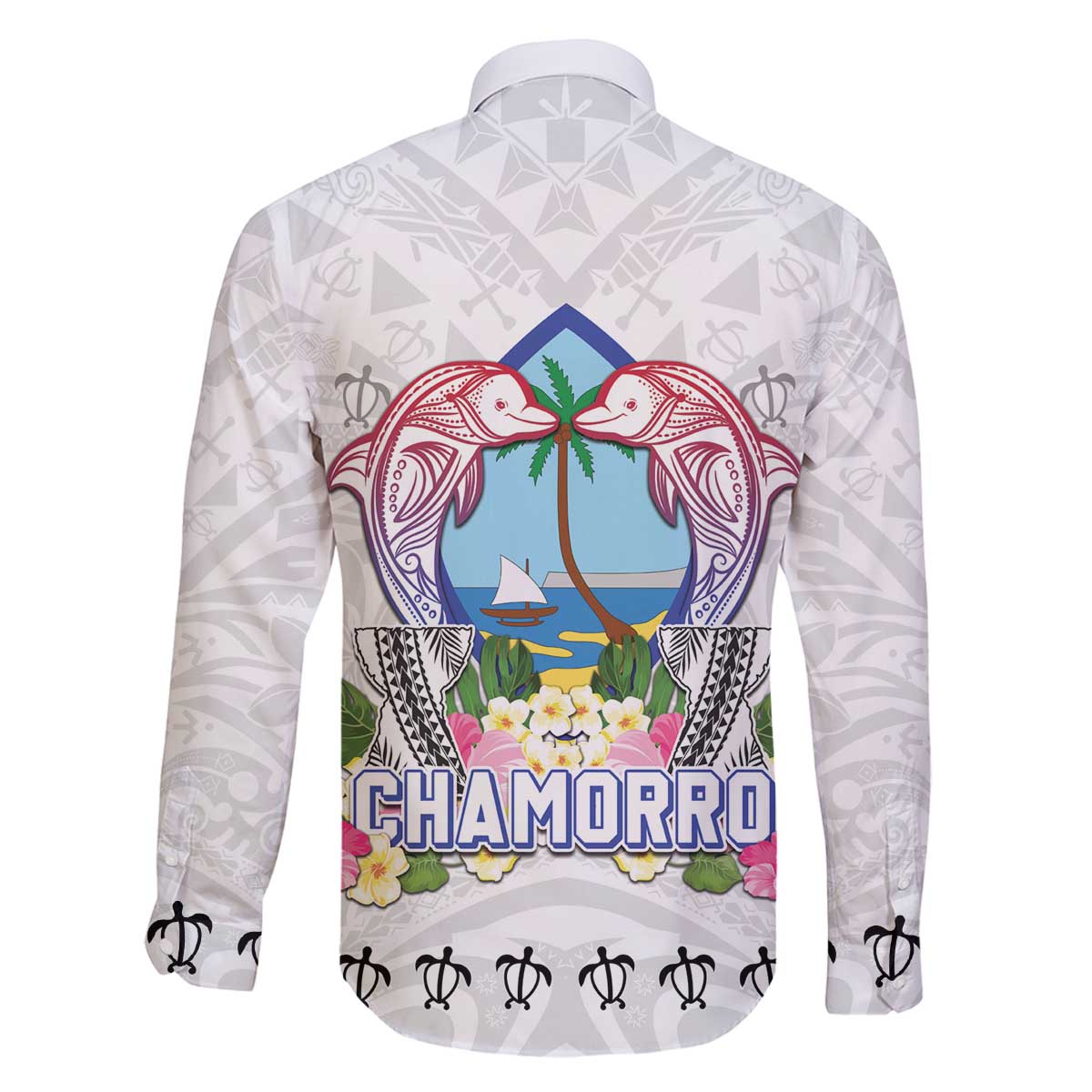 Guam Chamorro Liberation Day Family Matching Off The Shoulder Long Sleeve Dress and Hawaiian Shirt 81st Anniversary LT05 - Polynesian Pride