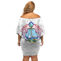Guam Chamorro Liberation Day Family Matching Off Shoulder Short Dress and Hawaiian Shirt 81st Anniversary LT05 - Polynesian Pride