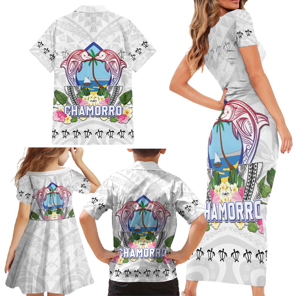 Guam Chamorro Liberation Day Family Matching Short Sleeve Bodycon Dress and Hawaiian Shirt 81st Anniversary LT05 - Polynesian Pride