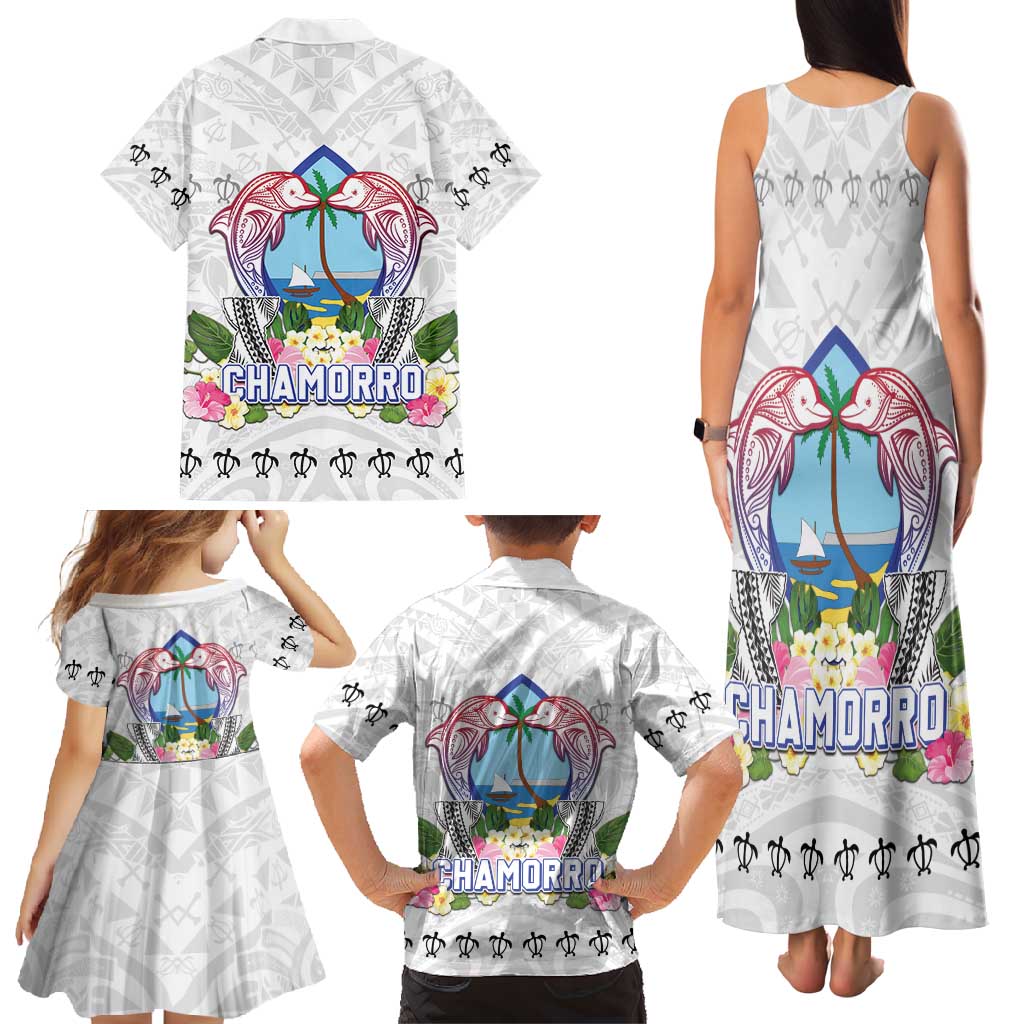 Guam Chamorro Liberation Day Family Matching Tank Maxi Dress and Hawaiian Shirt 81st Anniversary LT05 - Polynesian Pride