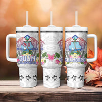 Guam Chamorro Liberation Day Tumbler With Handle 81st Anniversary LT05