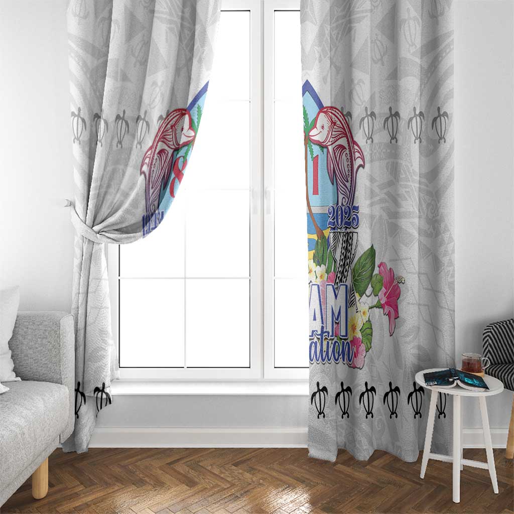 Guam Chamorro Liberation Day Window Curtain 81st Anniversary LT05