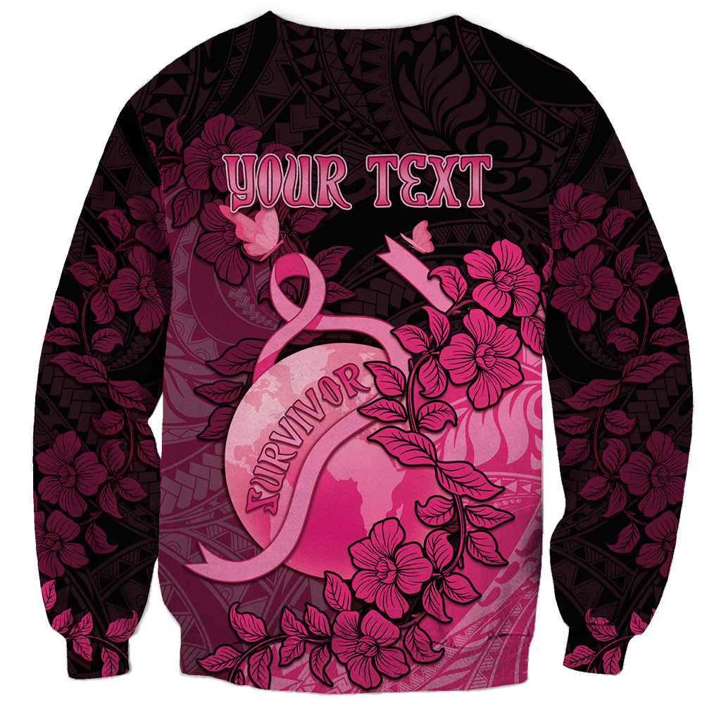 Personalised Cancer Fighter Sweatshirt I Beat Cancer