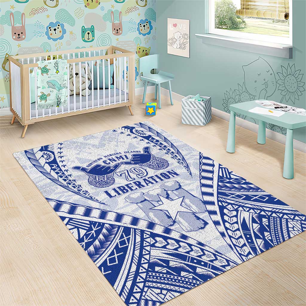 Northern Mariana Islands Liberation Day Area Rug 79th Anniversary LT05 - Polynesian Pride