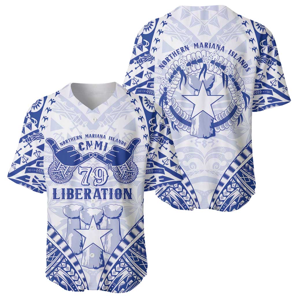 Northern Mariana Islands Liberation Day Baseball Jersey 79th Anniversary LT05 - Polynesian Pride