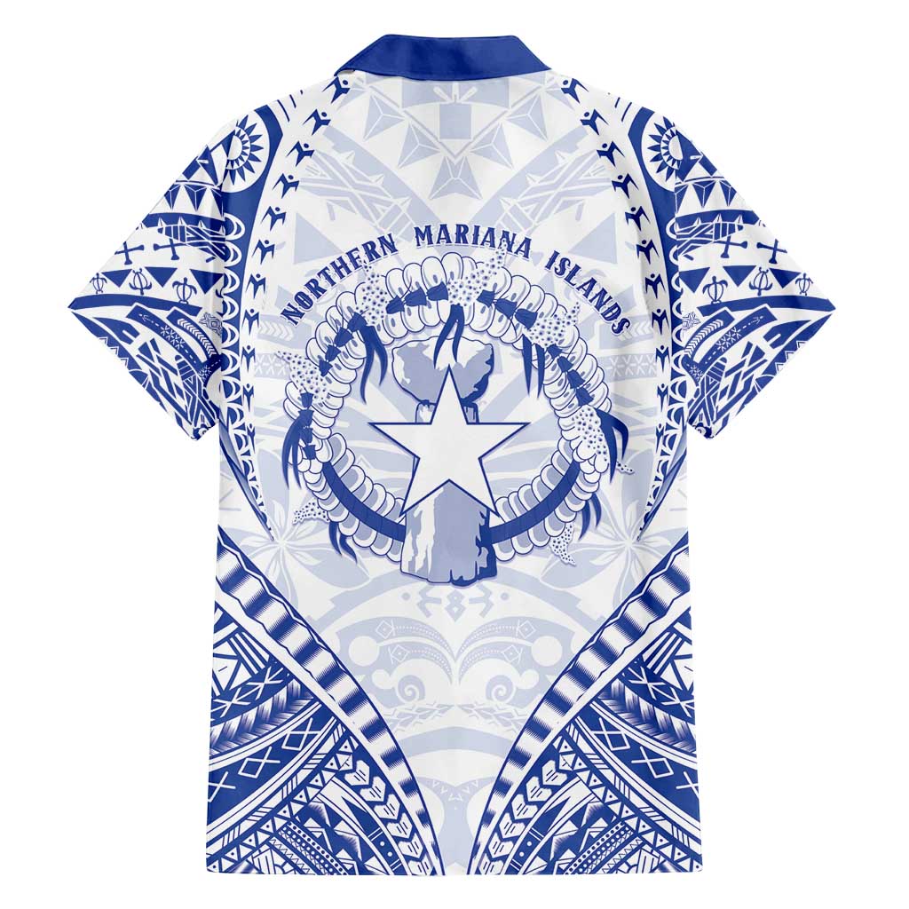 Northern Mariana Islands Liberation Day Family Matching Long Sleeve Bodycon Dress and Hawaiian Shirt 79th Anniversary LT05 - Polynesian Pride