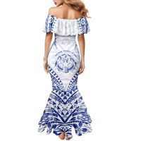 Northern Mariana Islands Liberation Day Family Matching Mermaid Dress and Hawaiian Shirt 79th Anniversary LT05 - Polynesian Pride