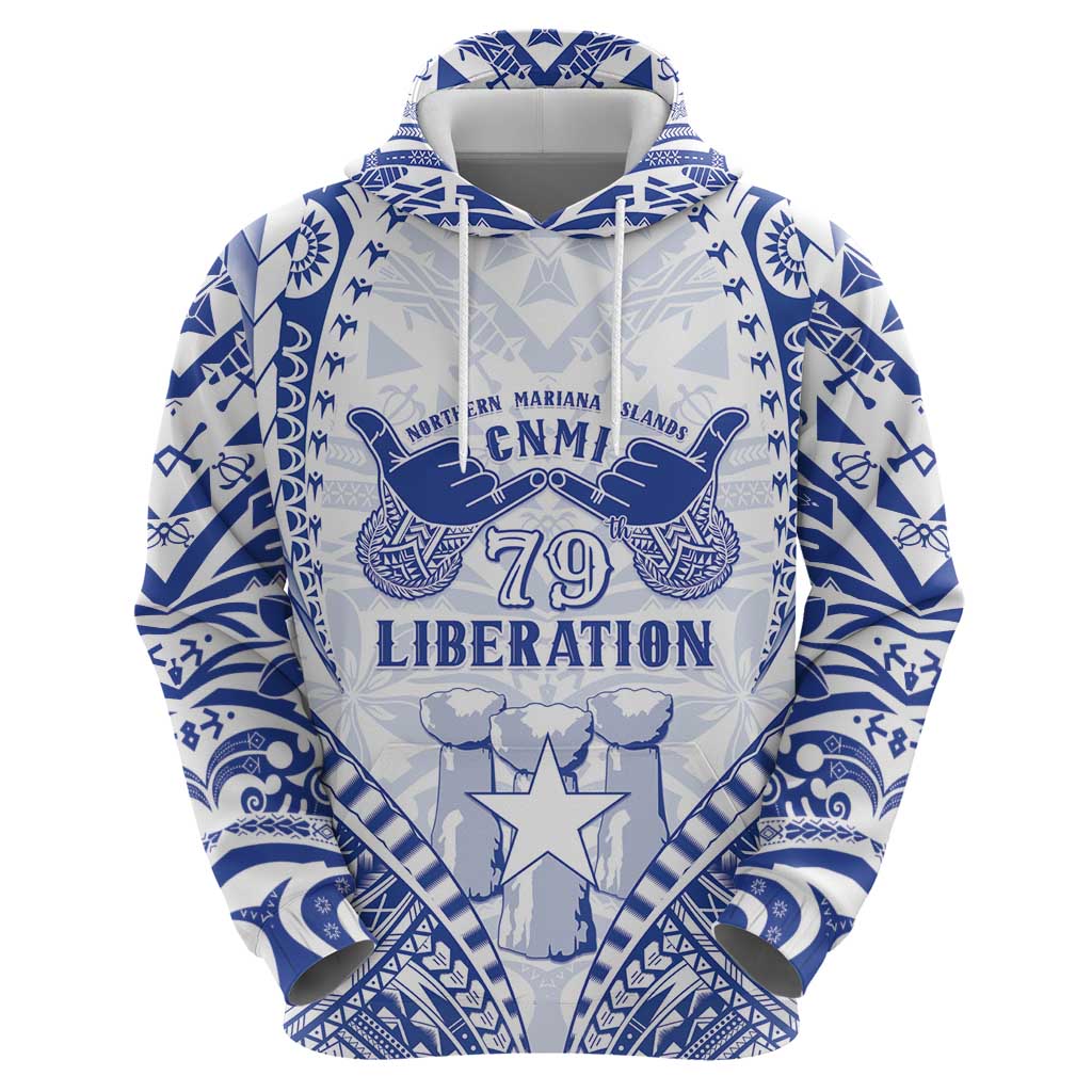 Northern Mariana Islands Liberation Day Zip Hoodie 79th Anniversary