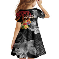 French Polynesia Bastille Day Family Matching Off The Shoulder Long Sleeve Dress and Hawaiian Shirt Tropical Turtle Hibiscus Polynesian Pattern LT05 - Polynesian Pride