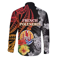 French Polynesia Bastille Day Family Matching Short Sleeve Bodycon Dress and Hawaiian Shirt Tropical Turtle Hibiscus Polynesian Pattern LT05 - Polynesian Pride