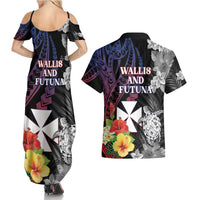 Wallis and Futuna Bastille Day Couples Matching Summer Maxi Dress and Hawaiian Shirt Tropical Turtle Hibiscus Polynesian Pattern LT05 - Polynesian Pride