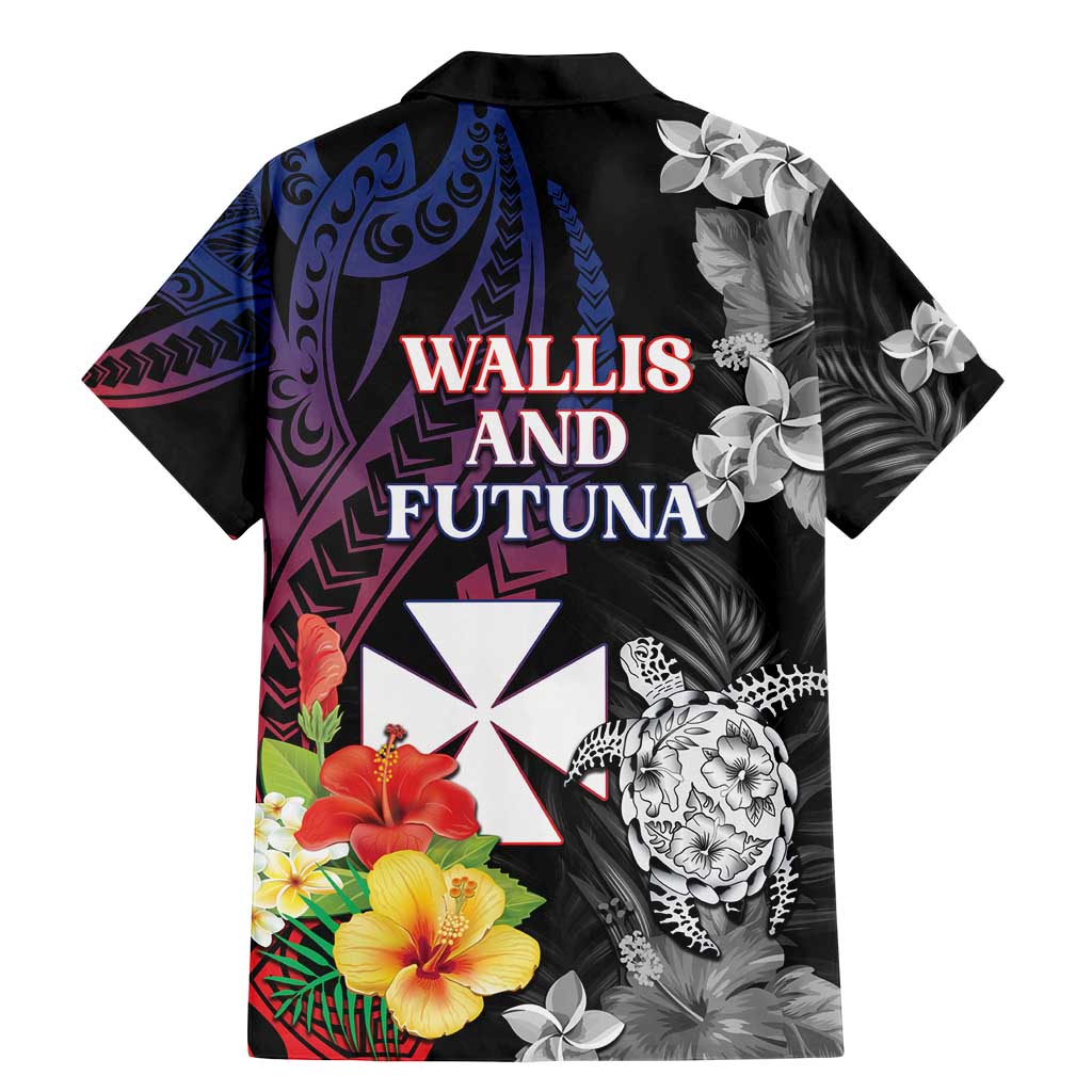 Wallis and Futuna Bastille Day Family Matching Mermaid Dress and Hawaiian Shirt Tropical Turtle Hibiscus Polynesian Pattern LT05 - Polynesian Pride