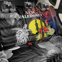 New Caledonia Bastille Day Back Car Seat Cover Tropical Turtle Hibiscus Polynesian Pattern LT05 - Polynesian Pride