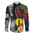 New Caledonia Bastille Day Family Matching Mermaid Dress and Hawaiian Shirt Tropical Turtle Hibiscus Polynesian Pattern