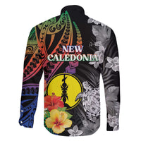New Caledonia Bastille Day Family Matching Off The Shoulder Long Sleeve Dress and Hawaiian Shirt Tropical Turtle Hibiscus Polynesian Pattern LT05 - Polynesian Pride