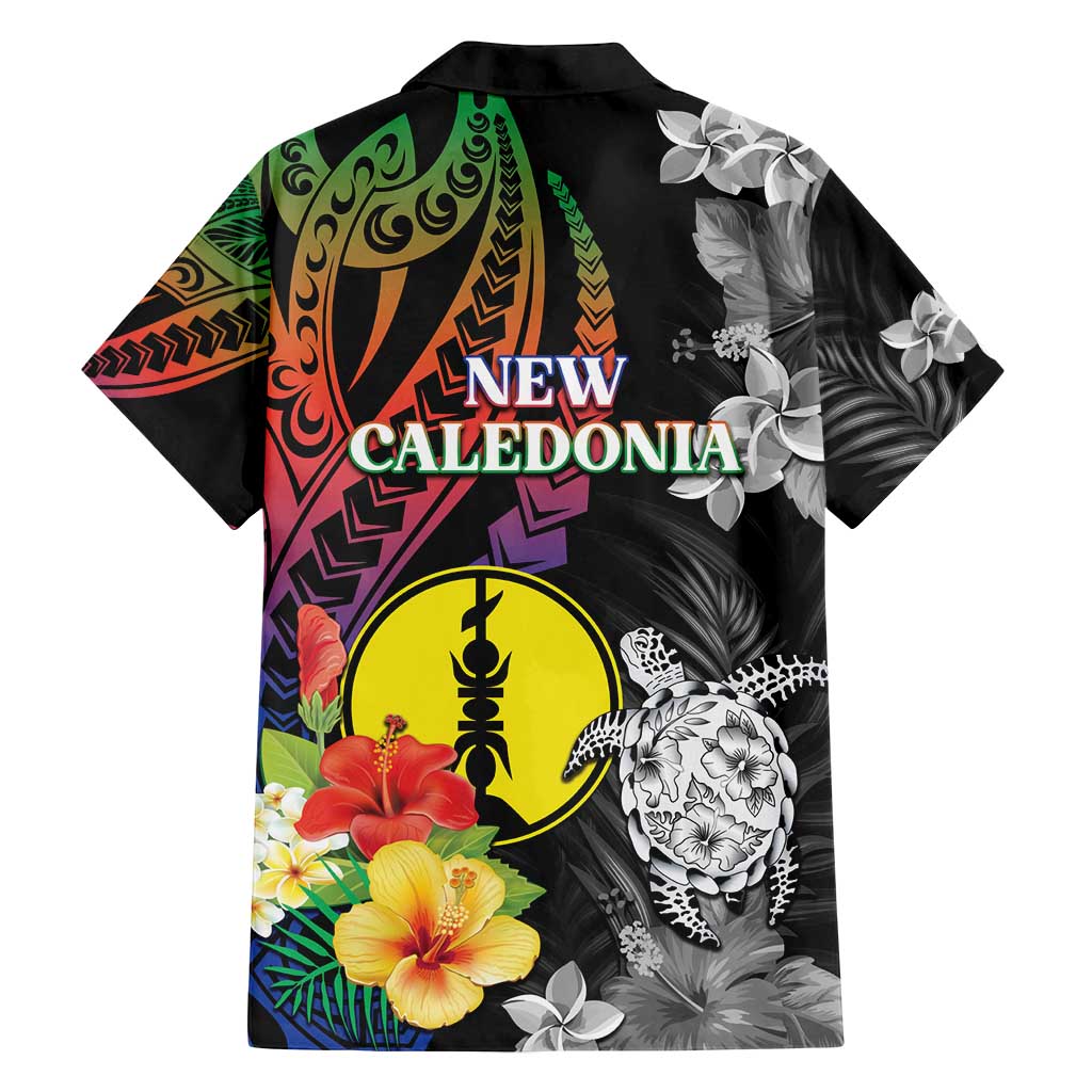 New Caledonia Bastille Day Family Matching Off Shoulder Maxi Dress and Hawaiian Shirt Tropical Turtle Hibiscus Polynesian Pattern LT05 - Polynesian Pride